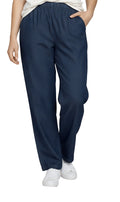 Women's Lightweight Pull-On Denim Jeans with Elastic Waist