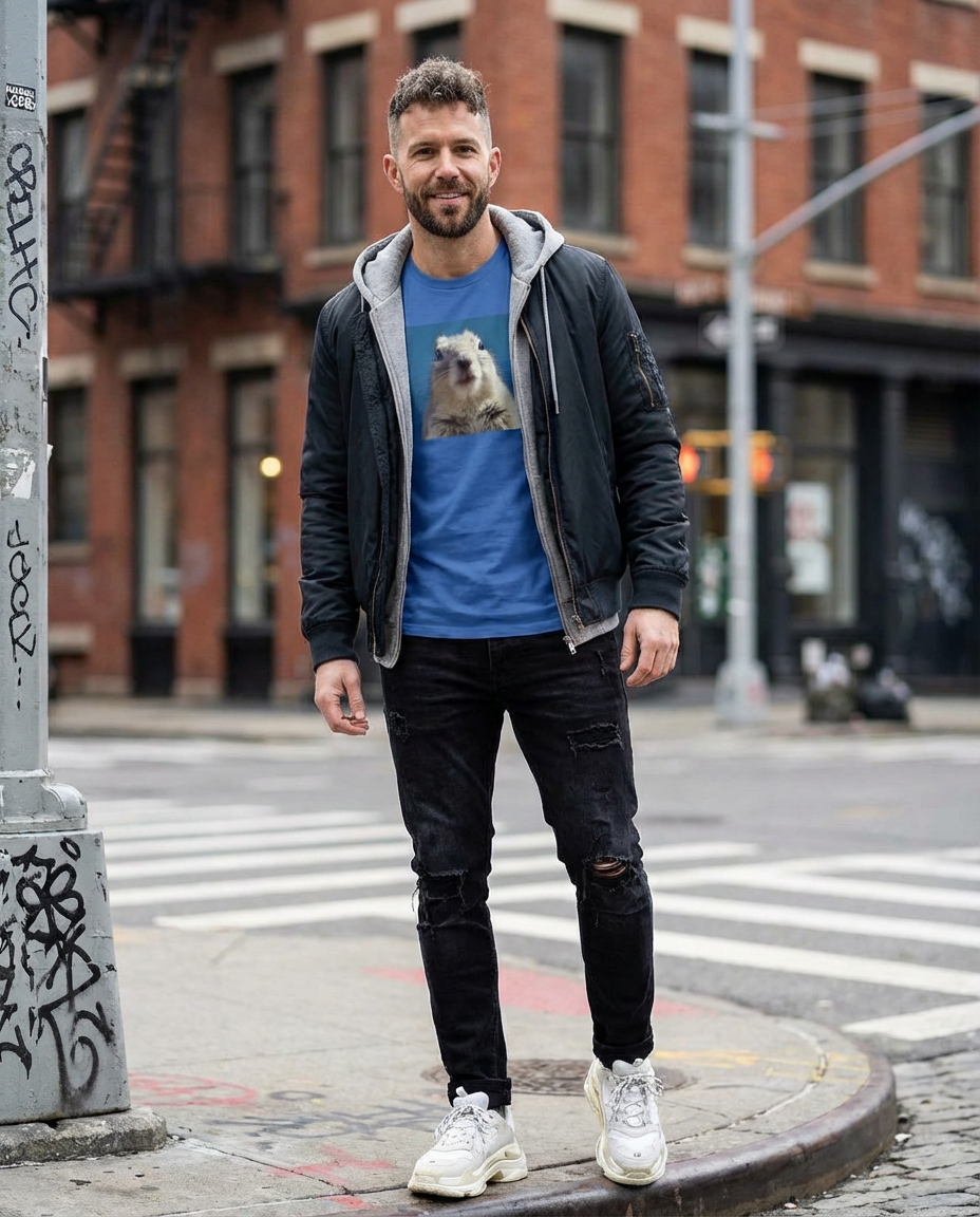 Frazzled and Surprised, Wildlife Clothing, Eco-Friendly Fashion, Moss Apparel, Unisex T-Shirt